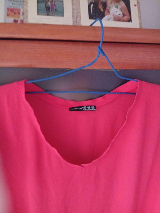 Blusa roja verano mujer