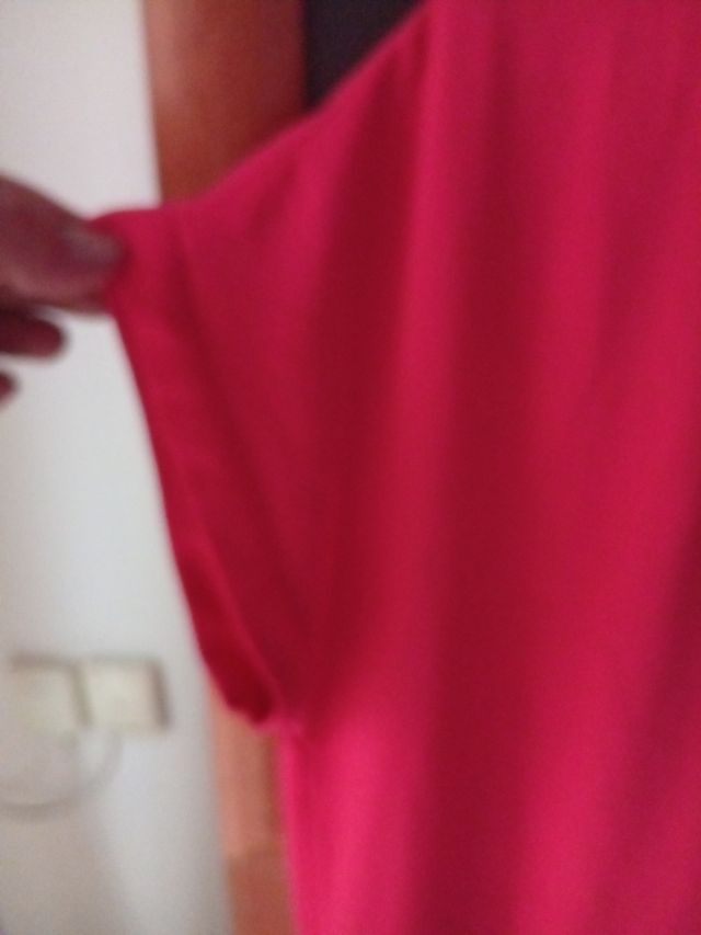 Blusa roja verano mujer