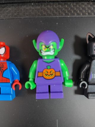 3 minifiguras LEGO Marvel/DC – Spider-Man, Green G