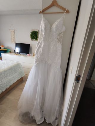 Vestido novia blanco