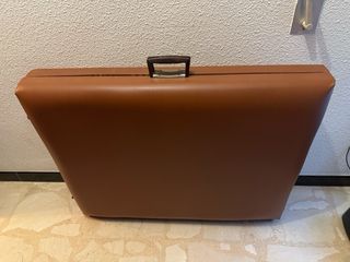 Camilla plegable marrón