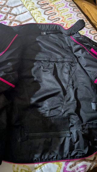 Chaqueta moto mujer