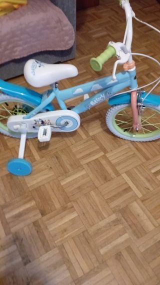Bicicleta niñ@ 14/16" con ruedines