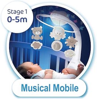 Móvil musical Infantino 3 en 1