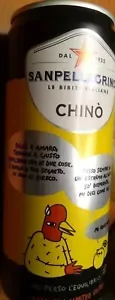 Lattina vuota da collezione chinotto Sanpellegrino