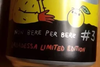 Lattina vuota da collezione chinotto Sanpellegrino