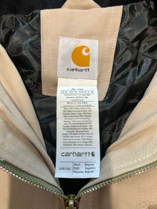 Chaqueta Harrington Rework Carhartt Detroit Size S Workwear.