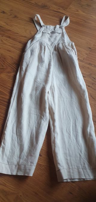 Peto lino niña talla 10