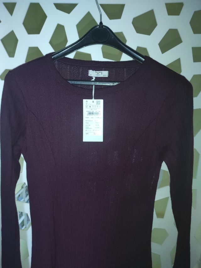 Vestido Milano burdeos - Talla M