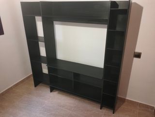 Mueble TV salón negro