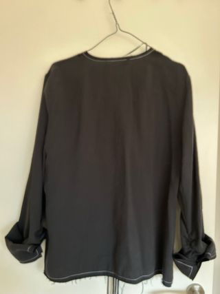 Blusa negra Zara - Talla XL 