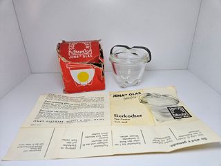 Bollitore uova Jenaer Glas vintage