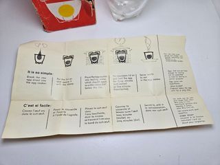 Bollitore uova Jenaer Glas vintage