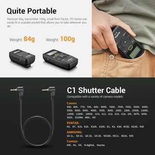 CONTROL REMOTO INALÁMBRICO CÁMARA FOTOS