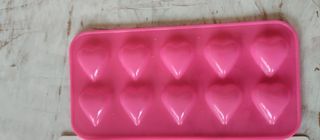 Stampi cuori silicone e plastica