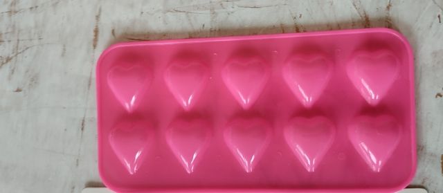 Stampi cuori silicone e plastica