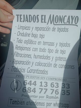 Reparaciones tejados - El Moncayo