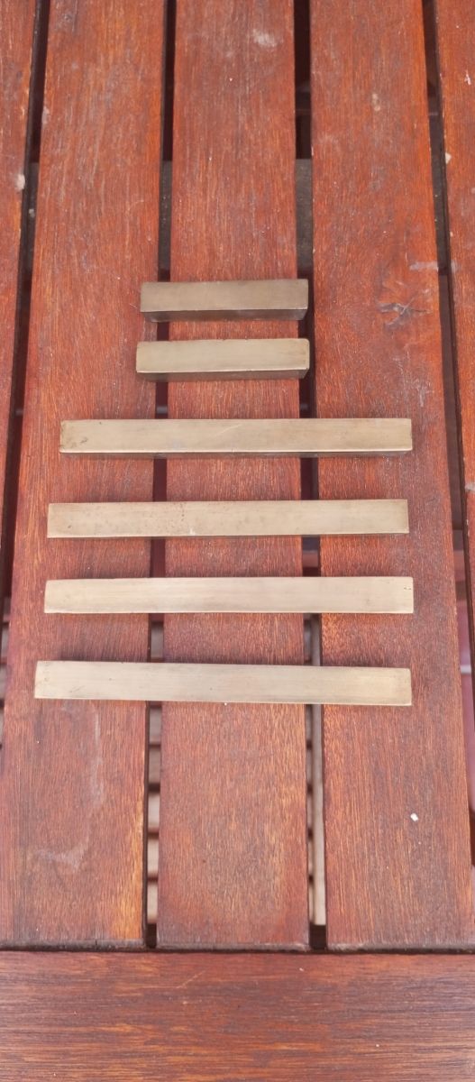 Tiradores bronce - 6 uds.