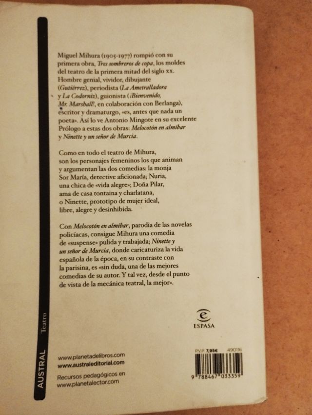 Melocotón en Almíbar, Ninette y un señor de Murcia