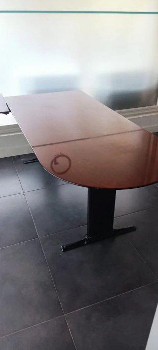 Mesa escritorio marrón madera