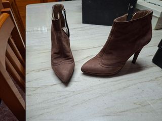 Botines Marrón Piel - Talla 39