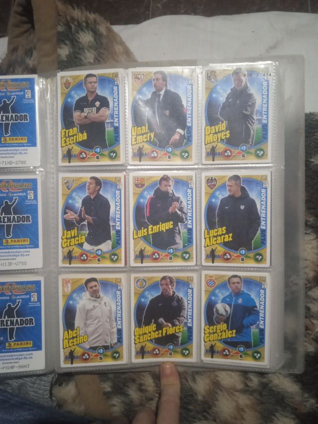 Adrenalyn XL 2014-15: 19 cartas entrenadores