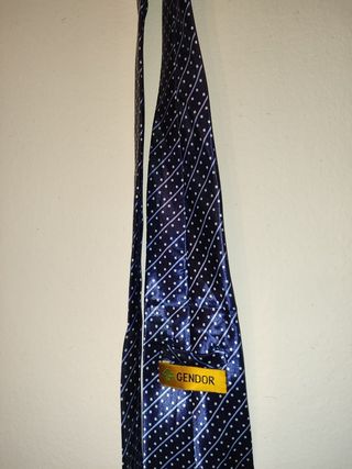 Corbata GENDOR azul - seda