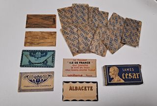 Cuchillas afeitar antiguas (16 uds)