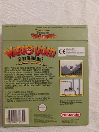 Wario Land Super Mario Land 3 Game Boy