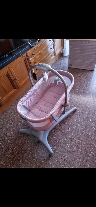 Cuna Chicco Baby Hug 4 en 1 lila