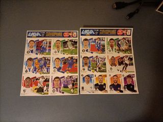 Cromos Liga Panini 2024-25 #6-#7