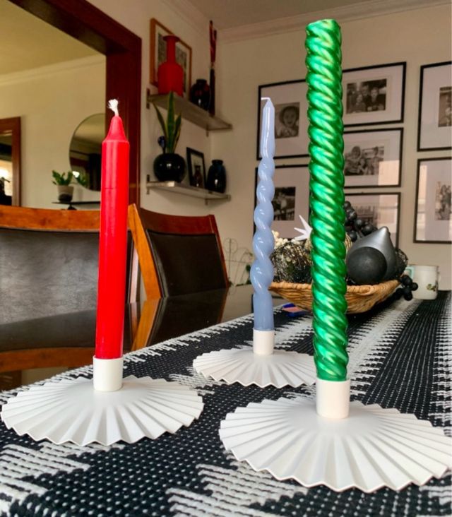 Candelabro blanco Ikea - Metal