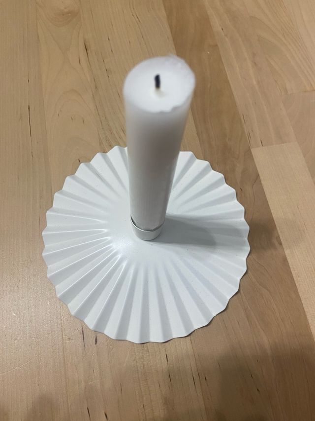 Candelabro blanco Ikea - Metal