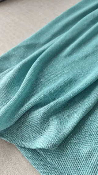 Vestido azul aguamarina boda