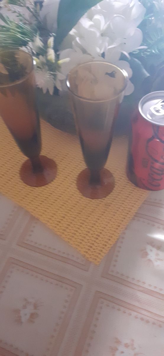 Copas y vasos vintage años 60