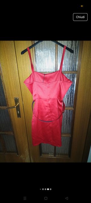 Vestito rosso elegante