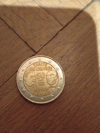 Moneda 2€ Tratado del Elíseo