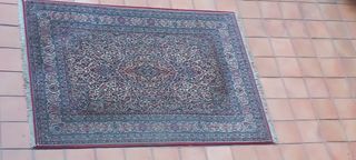 Alfombra persa - Lana - Azul y Rojo