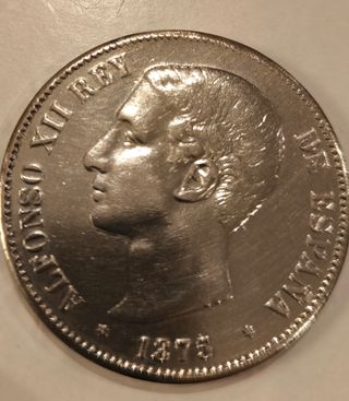 2 Monedas Plata España: Amadeo I y Alfonso XII