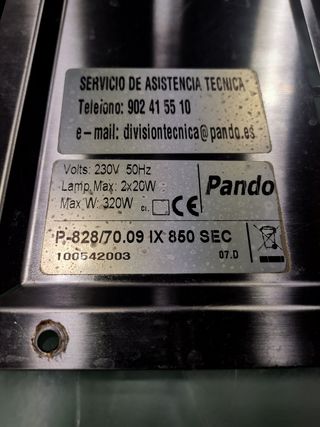 Botonera Campana Pando - SCE-692AIR