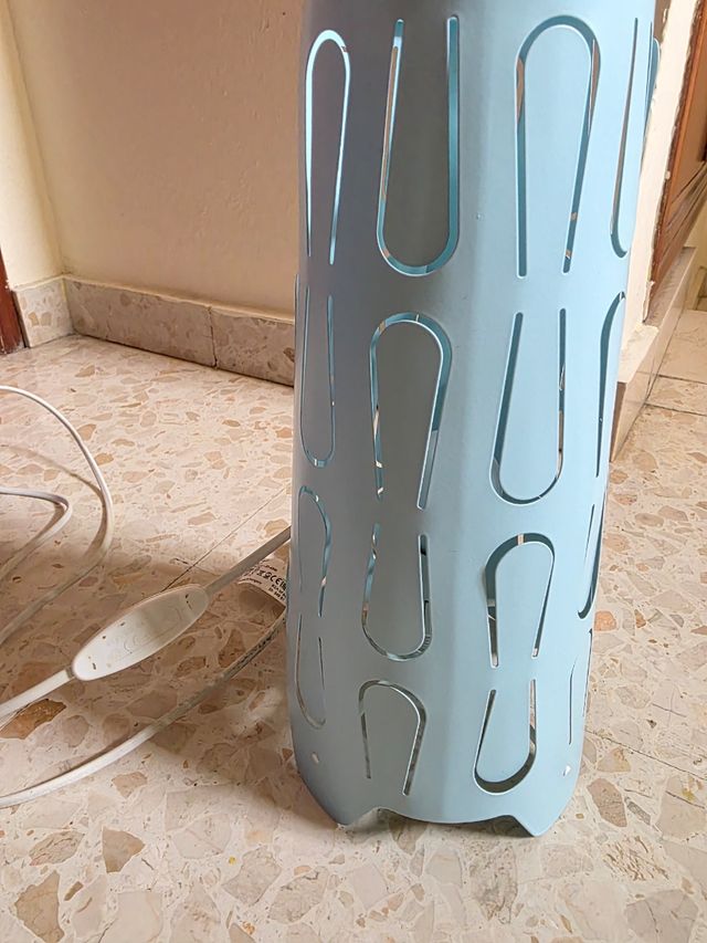 Lámpara Ikea turquesa metal