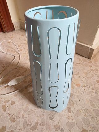Lámpara Ikea turquesa metal