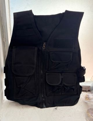 Chaleco táctico niño - Negro