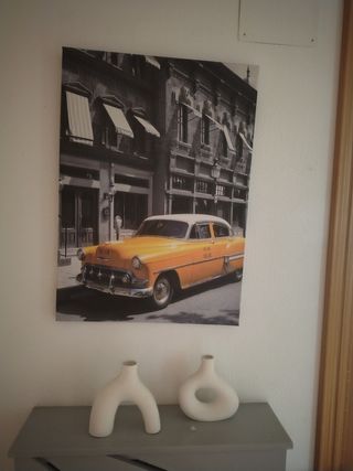 2 Cuadros retro coches