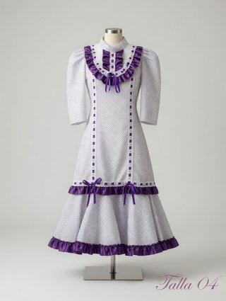 Vestidos chulapa 04 de niña talla 04