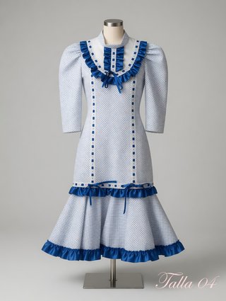 Vestidos chulapa 04 de niña talla 04