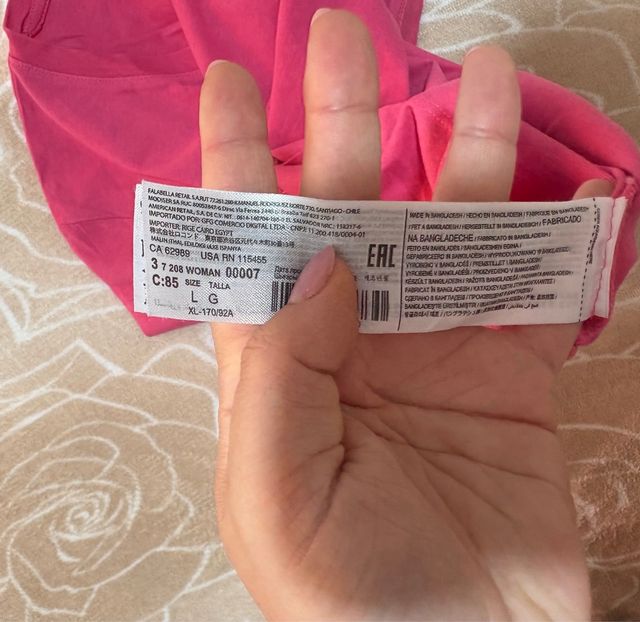 T-shirt Mango rosa taglia L