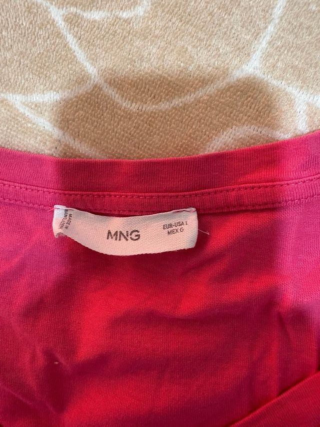 T-shirt Mango rosa taglia L