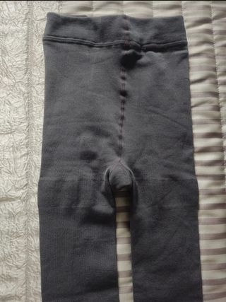 Leggings grises tipo leotardo