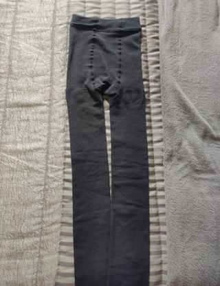 Leggings grises tipo leotardo